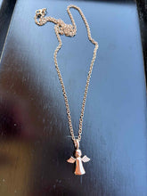 Cargar imagen en el visor de la galería, Collier urne ange rose