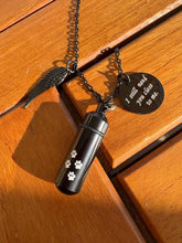 Cargar imagen en el visor de la galería, collier cendres chat bijou funeraire souvenir