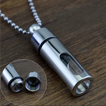 Cargar imagen en el visor de la galería, Pendentif Funéraire Transparent Argenté - photo 1
