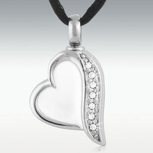 Cargar imagen en el visor de la galería, urne coeur blanc