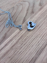 Cargar imagen en el visor de la galería, Collier Cinéraire Double Cœur Argent - photo 4
