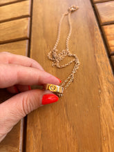 Cargar imagen en el visor de la galería, Collier Urne cœur gold - photo 5
