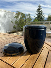 Cargar imagen en el visor de la galería, urne funeraire bleue houx 
