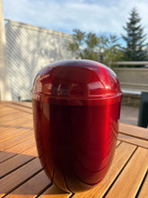 Cargar imagen en el visor de la galería, Urne Métal Canada Rouge - photo 3
