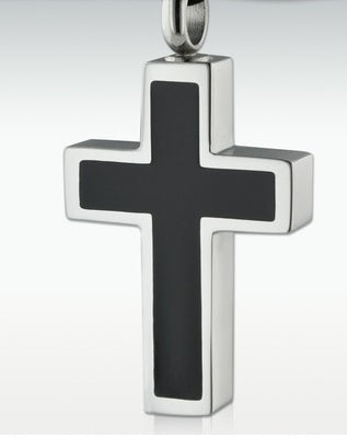 Urna Colgante Cruz Negra