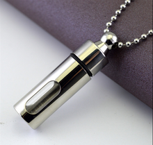 Cargar imagen en el visor de la galería, collier funeraire transparent homme
