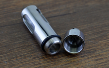 Cargar imagen en el visor de la galería, pendentif cineraire transparent ouvert cendres
